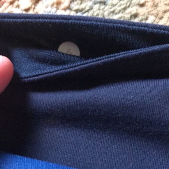 Lululemon Ankle Crop Wonder Under Full On Luon Shashiko Patchwork Legging Size 6 - Picture 5 of 5